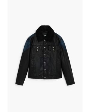 Desigual Giubbotto Di Jeans, Nero