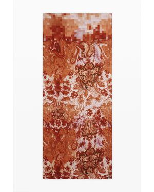 Desigual Foulard Rectangulaire À Motif Cachemire - Orange