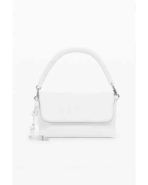 Desigual Sac Bandoulière Logo 3D - Blanc