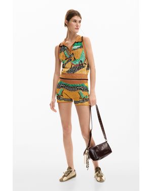 Desigual Pantaloncini - Marrone