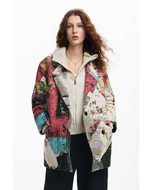 Desigual Manteau Long Arty M. Christian Lacroix - Multicolore