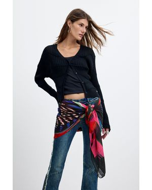 Desigual Foulard Stampato Lacroix, Poliestere - Multicolore