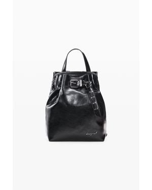 Desigual Zainetto Mini Piccolo, Poliuretano, Nero