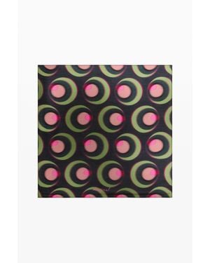 Desigual Foulard Stampato Quadrato - Nero
