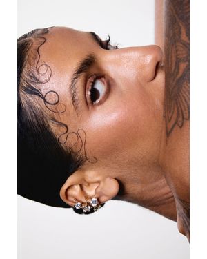 Desigual Orecchini Ear Cuff Zalio - Marrone
