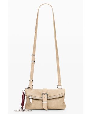 Desigual Grand Portefeuille Bandoulière, Polyuréthane, Blanc - Neutre