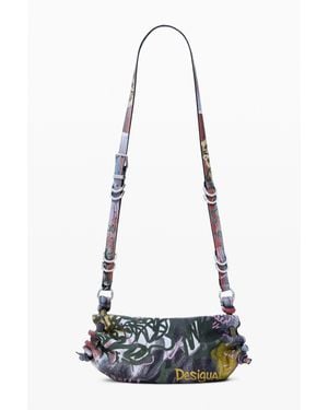 Desigual Sac Imprimé Arty, Femme, Polyuréthane - Blanc