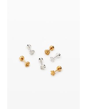 Desigual Pack Orecchini Mini Zalio, Nero