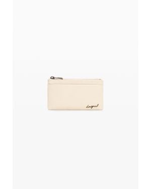 Desigual Portamonete Piccolo Charms, Donna, Poliuretano, Bianco - Neutro