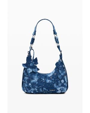 Desigual Sac En Denim Moyen, Bleu