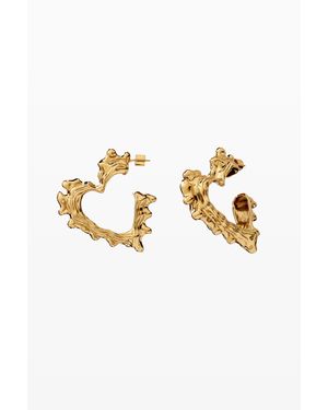 Desigual Orecchini Cuore Zalio - Metallizzato