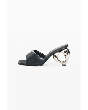 Desigual Scarpe Con Tacco Effetto Pelle, Donna, Poliuretano, Nero