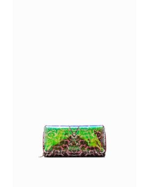 Desigual Porte-Monnaie Kaléidoscopique À Rabat - Vert
