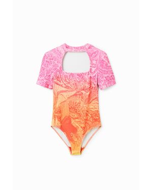 Desigual Body Cut-Out Costine M. Christian Lacroix, Viscosa - Rosa