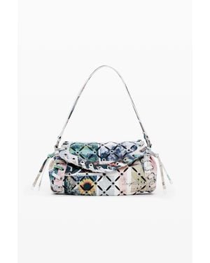 Desigual Petit Sac Imprimé, Femme, Polyuréthane - Blanc