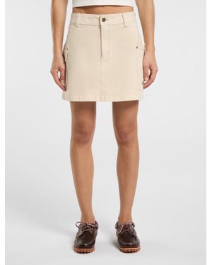 Dickies Skirts River Ranch Mini Skirt - Natural