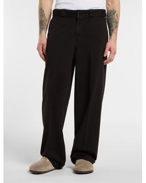 Dickies 247 Garment Dye Loose Work Trousers - Black