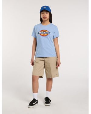 Dickies Kids' Lightweight Icon Logo T-Shirt - Blue