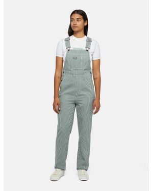 Dickies Denim Classic Hickory Stripe Bib - Multicolour