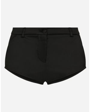 Dolce & Gabbana Satin Shorts - Black