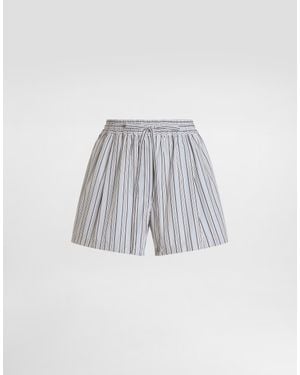 Dolce & Gabbana Striped Poplin Culottes Shorts - Weiß