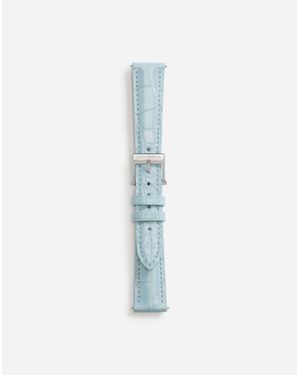 Dolce & Gabbana Alligator Strap With Buckle And Hook - ブルー