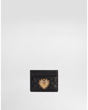 Dolce & Gabbana Devotion Credit Card Holder - White