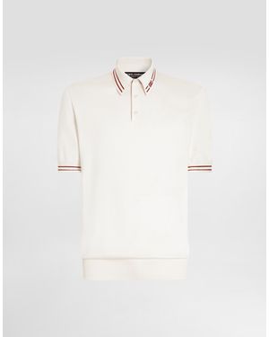 Dolce & Gabbana Polo M/C - Natural