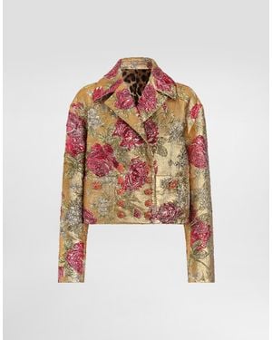 Dolce & Gabbana Double-Breasted Jacket - White