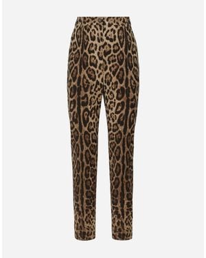 Dolce & Gabbana High-Waisted Pants - Natural