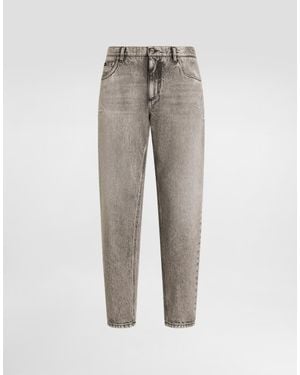 Dolce & Gabbana Denim Trousers - Grey