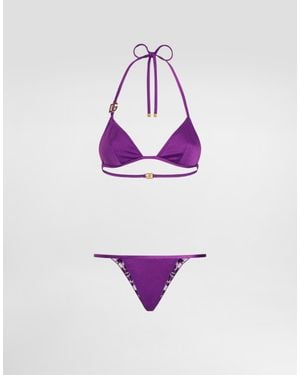 Dolce & Gabbana Triangolo+Tanga - Purple