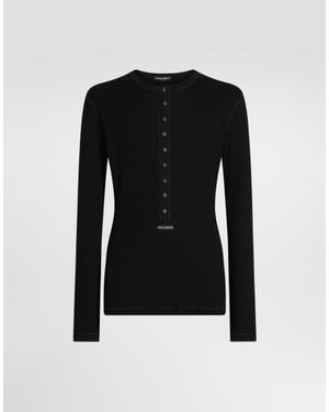 Dolce & Gabbana Serafino T-Shirt - Black