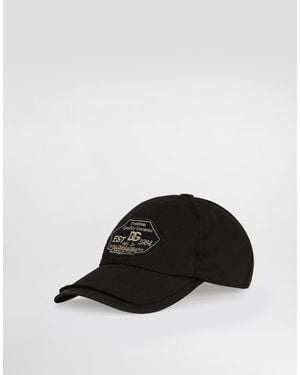 Dolce & Gabbana Jersey Baseball Cap - Black