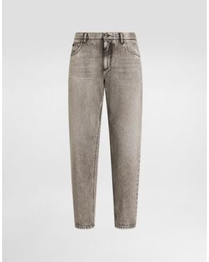Dolce & Gabbana Denim Trousers - Grey