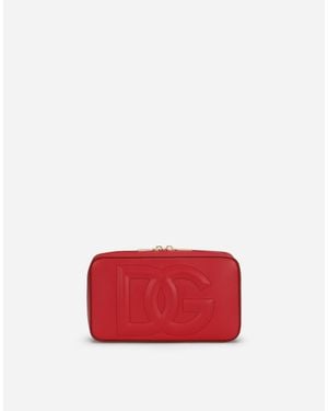 Dolce & Gabbana Dg Logo Bag カメラバッグ スモール カーフスキン - レッド