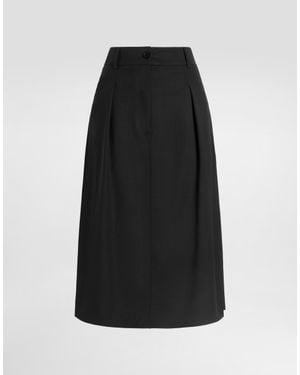 Dolce & Gabbana Bi-Stretch Sallia Skirt - Black