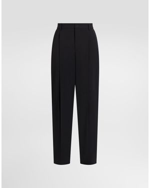 Dolce & Gabbana Wool Trousers - Black