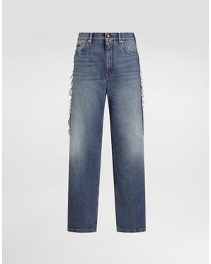 Dolce & Gabbana Denim Trousers - Blue