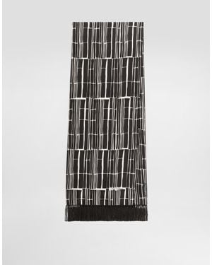 Dolce & Gabbana Printed Silk Scarf - Multicolour