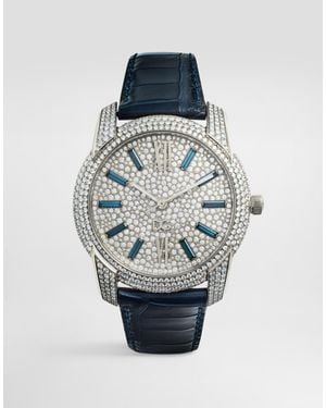 Dolce & Gabbana Special Pieces Watch With Diamond Pavé - Blue