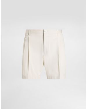 Dolce & Gabbana Fabric Bermuda Shorts - Natural