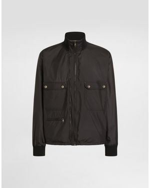Dolce & Gabbana Lightly Padded Nylon Jacket� - Black