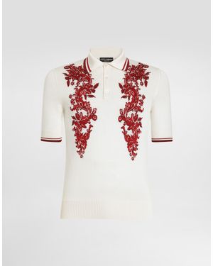 Dolce & Gabbana Polo M/C - White