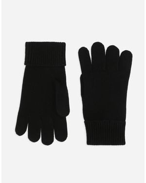 Dolce & Gabbana Cashmere Gloves - ブラック