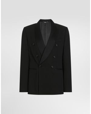 Dolce & Gabbana Giacca Doppiopetto Tuxedo - Nero