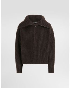 Dolce & Gabbana Wool Blend Pullover - Black