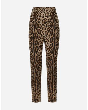 Dolce & Gabbana High-Waisted Pants - Natural