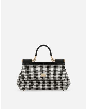 Dolce & Gabbana Sicily ミディアム ハンドバッグ ブラック | Lyst