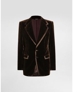 Dolce & Gabbana Single-Breasted Jacket - Black